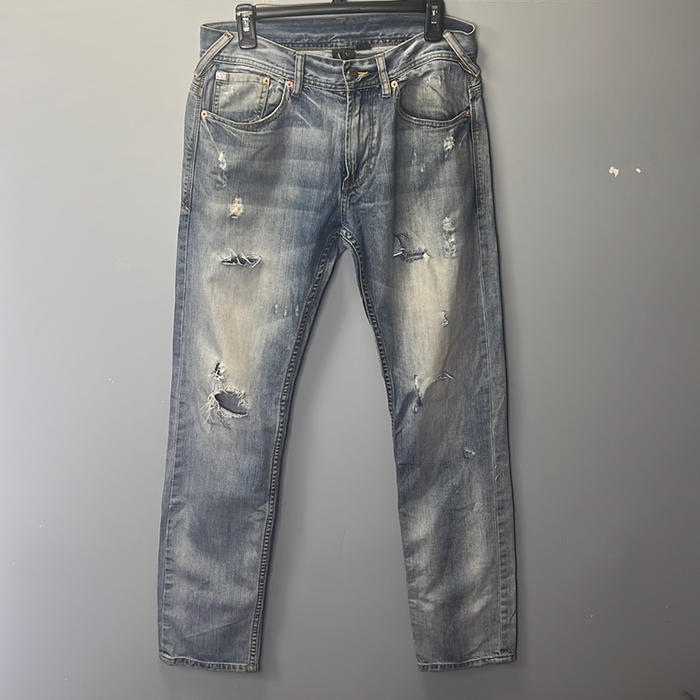 Armani Exchange, Mens Jeans, Distressed, Size 31
